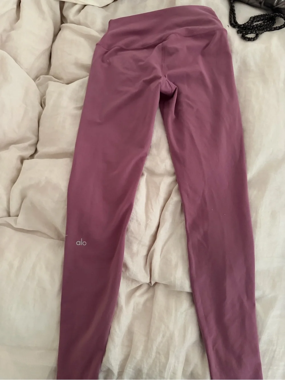 Alo High-Waist Active Leggings in Mauve Pink